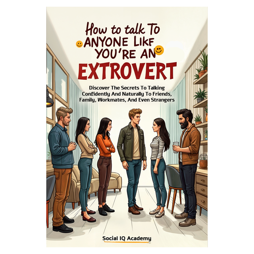 Design a catchy "How To Talk To Anyone" book cover Design by Alexandr_up