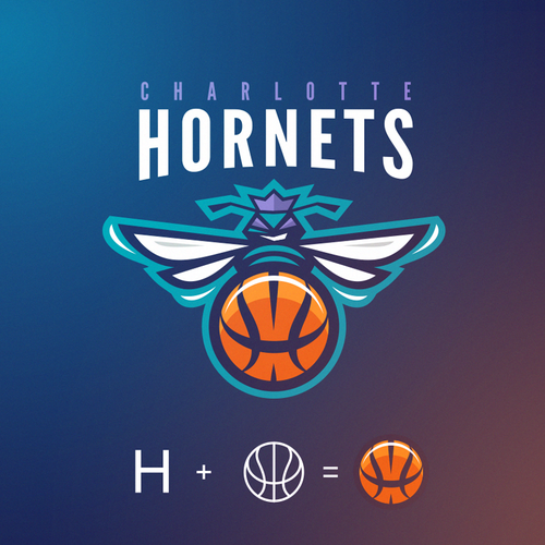 Community Contest: Create a logo for the revamped Charlotte Hornets! Réalisé par DSKY