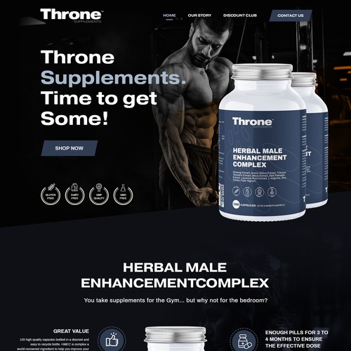 Supplement Website Design by Askdigital