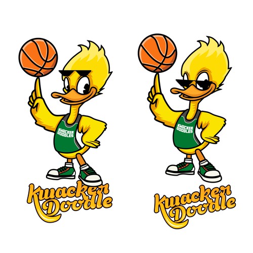 Duck Cartoon LOGO Design by iyhul monsta