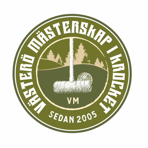 Legendary croquet tournament in Sweden. First logo ever. Looking for unique croquet vibe, creativity, and retro look! Design by DIMITAR LIASOVSKI