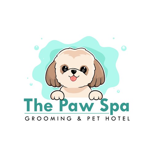 Classic, creative , professional…. The Paw spa , grooming and luxury pet hotel Design by 3dami