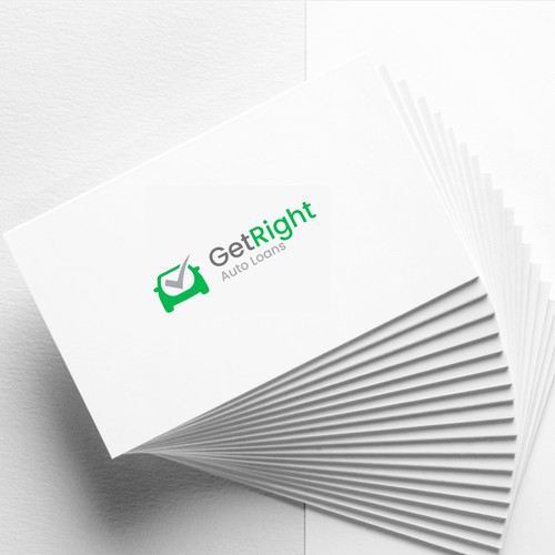 Get Right Auto Loans Logo Design by Ryaani