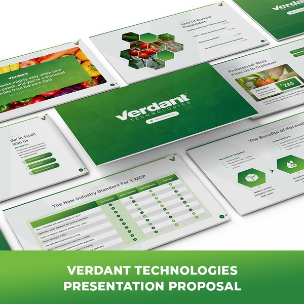 Powerpoint Presentation for Verdant Technologies