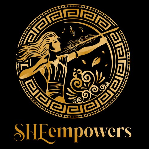 SHEempowers - luxurious design of a woman preferrably in some kind of a circle to appeal to women professionals Design by Jacob Gomes