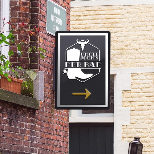 RRR Bar logo contest Design by chiran2018