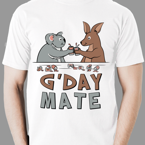 Australian T-shirts Design by GK_Kolektiv