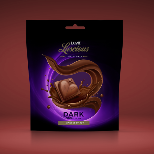 Design a standout label for a Premium Chocolate Homepack Design réalisé par Zaineasca