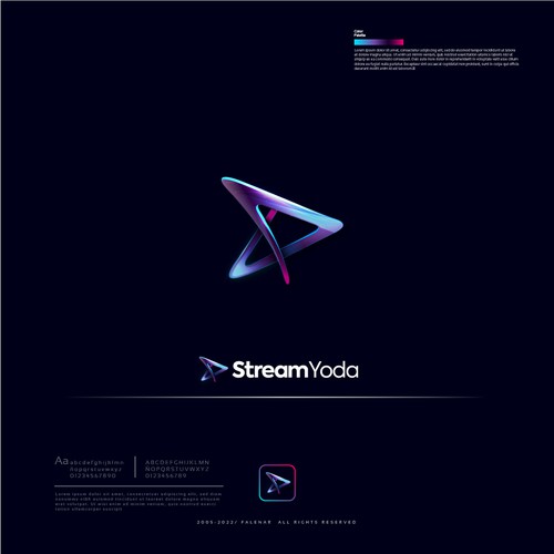 Streaming Tech Logo Design by Falenar®