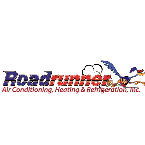 logo for Roadrunner Air Conditioning, Heating & Refrigeration, Inc. Design by X-version