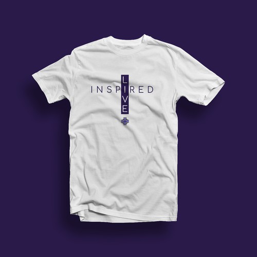 Design a Inspired Living Shirt Design réalisé par Yuni4769