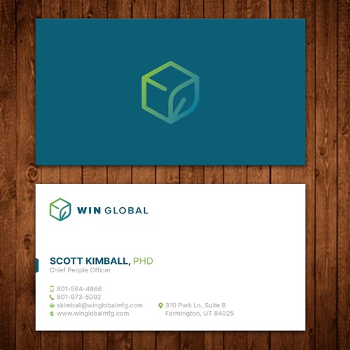 WIN Global Business Card Design Design by ™SF_Design™