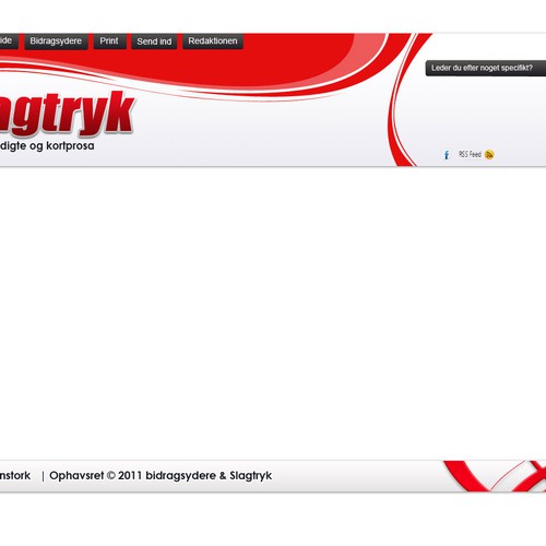 Simple Header and Footer for website Design von GRAFFYX ™