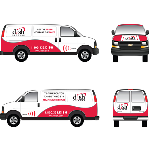 Diseño de V&S 002 ~ REDESIGN THE DISH NETWORK INSTALLATION FLEET de natalinna