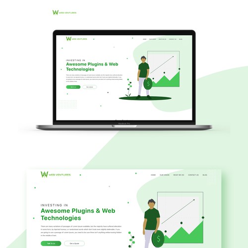 Web page design contest entry by Creative Jahir