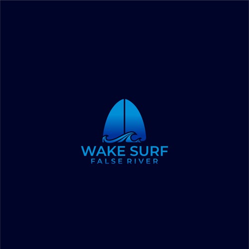 Edgy/sophisticated wake surf logo for a female/male group of wake surfers that embody a luxury life. Nothing predictable Design by Art_guse