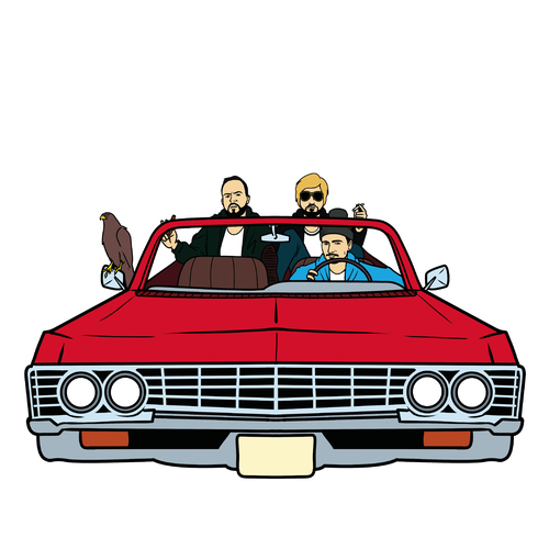 G-Funk Album Cover LA Old School Vibe Design by MAKESHIFT.ART