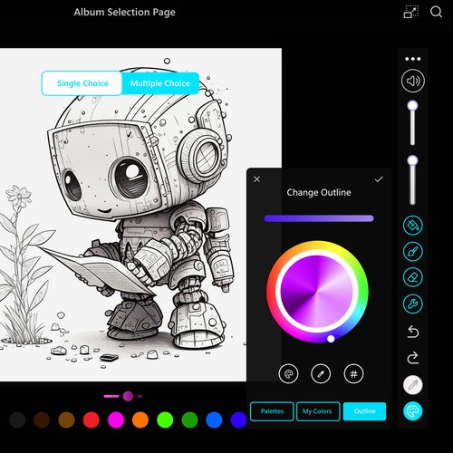 Coloring App design For Windows Design réalisé par ⭐Riana⚡⚡