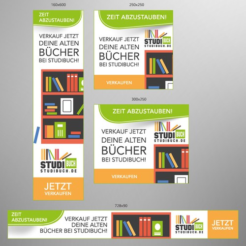 Animated Banner Designs For Studibuch Flash Banner Contest 99designs