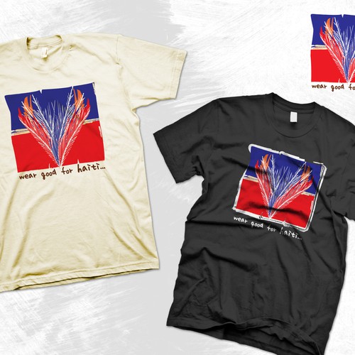 Wear Good for Haiti Tshirt Contest: 4x $300 & Yudu Screenprinter Design by 1601creative