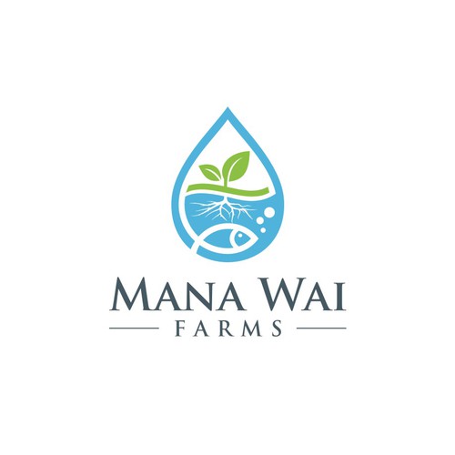 Hawaiian aquaponics company - design a modern logo デザイン by pineapple ᴵᴰ
