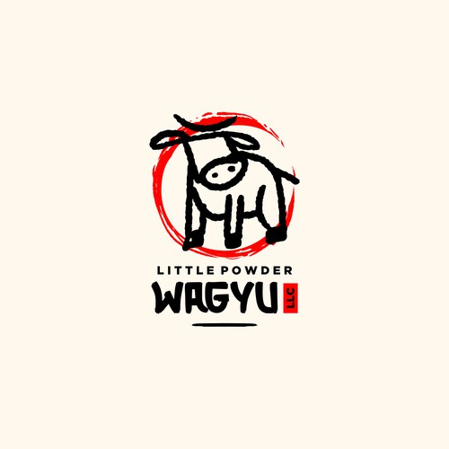 Wagyu Beef and Cattle Logo Promo Design by OmHay