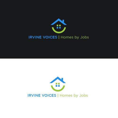 Irvine Voices - Homes for Jobs Logo Design by Md Abu Jafar