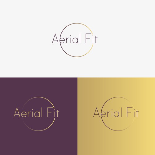 "Aerial Fit" Logo for our new aerial sports shop Design by mayurd151