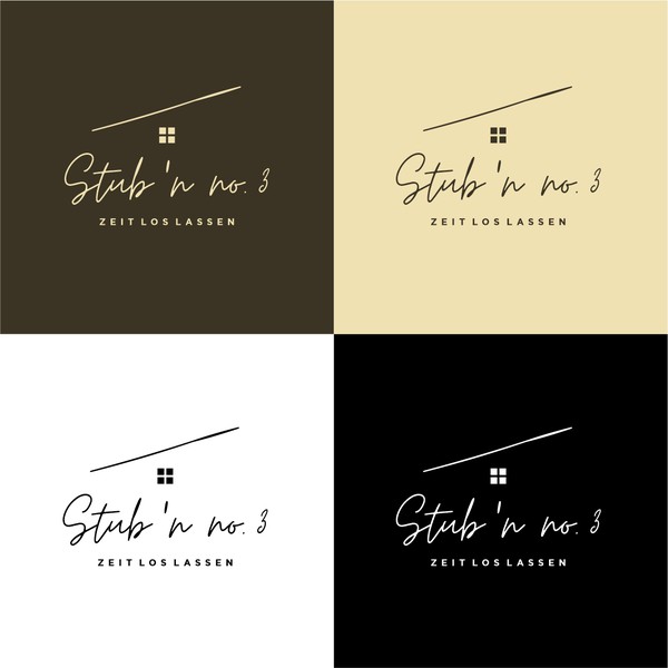 Logo für einen neuen Showroom in altem Bauernhaus