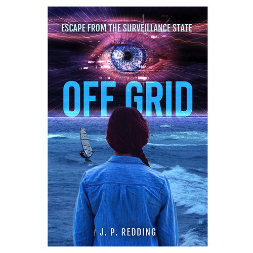 I need an irresistible book cover for my dystopian thriller. Design by desainbagus3