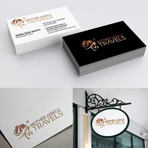 Logo for Mother Africa Travels Design by odraude_me™