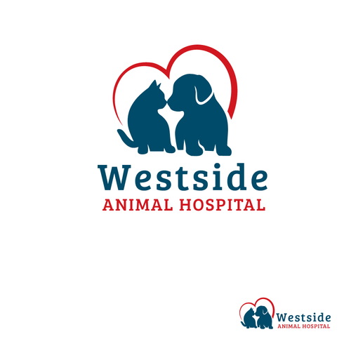 Dog and Cat Animal Hospital- Caring Logo Design Design von Bossall691