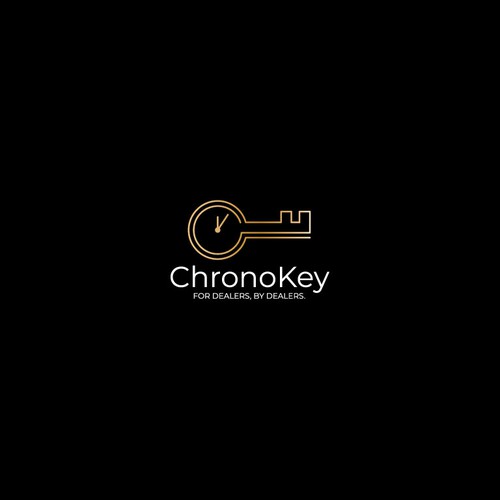 Simple Logo Design of a Key Design by Zoxy_bg