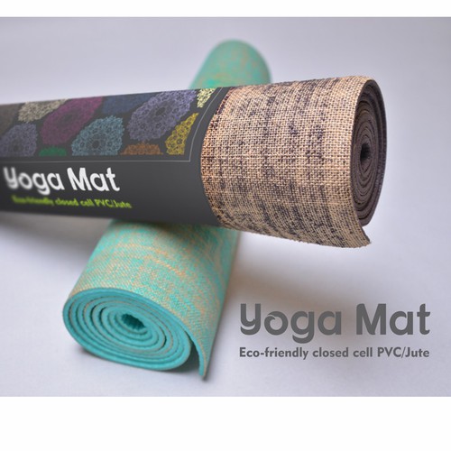 Yoga Mat label design Product packaging contest