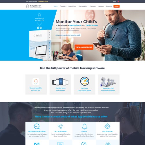 SpyStealth.com Needs Mind-blowing New Web Design Design by Surya Beniwal