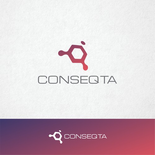 Conseqta Technology Logo Challenge Logo Design Contest 99designs