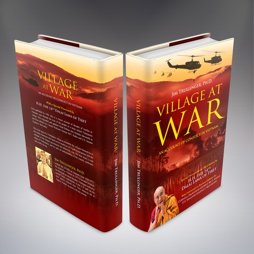 Cover for Third Edition of Classic Work on the Vietnam War. Special Foreword by H.H. the Dalai Lama.-ontwerp door Rav Astra