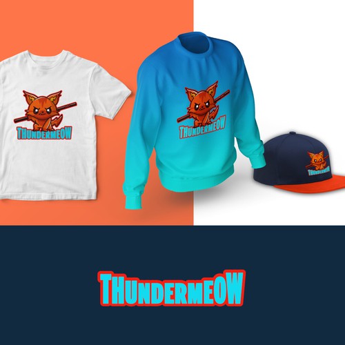 Need a logo for an up-and-coming gamer, thundermeow Design by Bacterykey