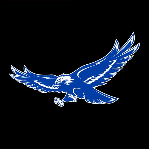 High-Flying Eagle Logo for a High-Performing School District Ontwerp door indraDICLVX