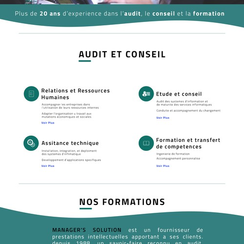 Web page design contest entry by Loic Nondah