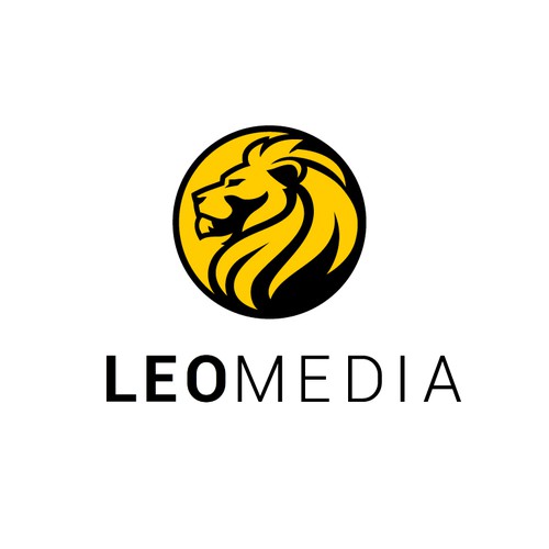 Logo for "LEO MEDIA", a media designer company, working mostly, but not only, as (live) cameraman Design by 262_kento