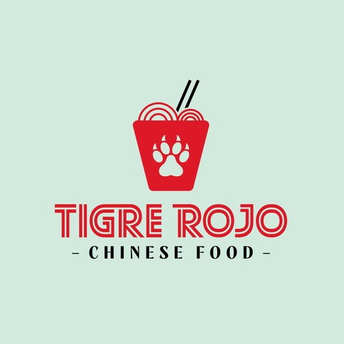 Tigre Rojo Chinese Food Design by FoxPixel