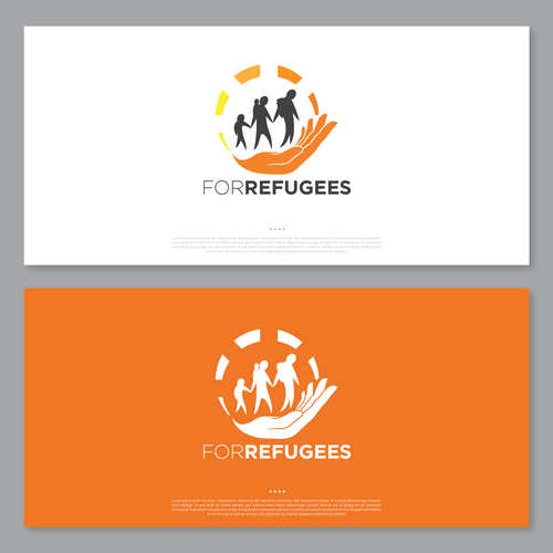 Design a modern new logo for a dynamic refugee charity Réalisé par Sangsaka Studio™