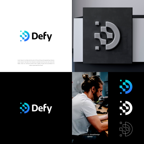 Design a modern logo for a new technology startup that does things differently! Design by simpldesign®
