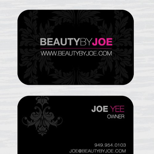 Create the next stationery for Beauty by Joe Diseño de double-take