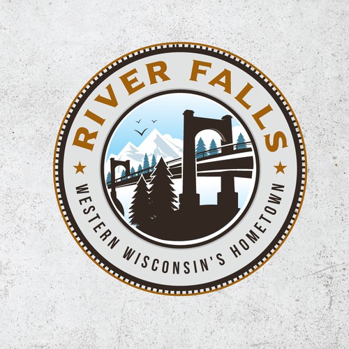 Western Wisconsin's Hometown - River Falls - Tourism Logo Needed Design by Conception