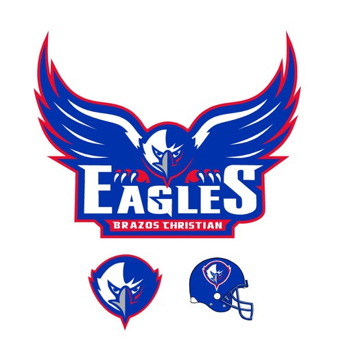 Design an orignal EAGLE mascot for Brazos Christian School Design by fs42158