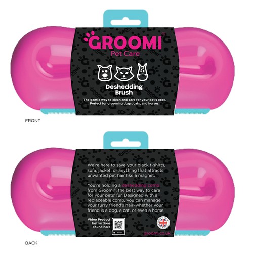 Viral Pet Brush NEW Packaging Sleeve! Design by Mr. Dibble Dabble