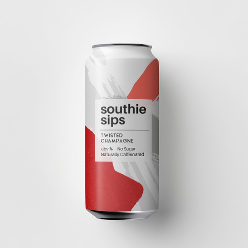 Minimalist beer can design Design by aran&xa