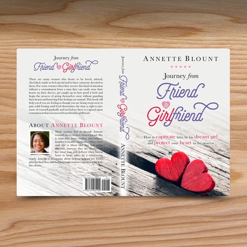 Design a book cover that is fun and playful to help single women experience love beyond friendship Design by U.T